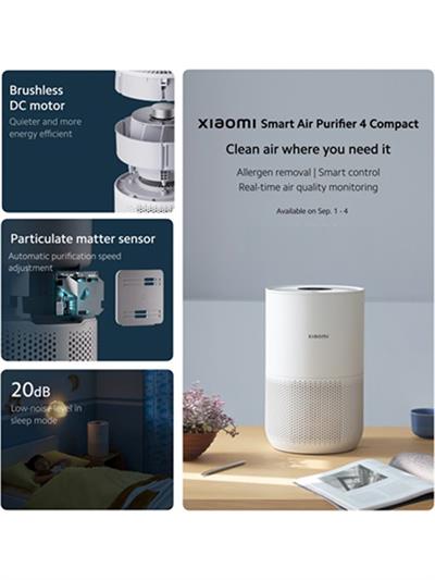 Xiaomi Smart Hava Temizleyicisi 4 Kompakt