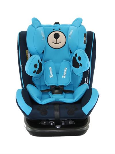 Yoyko Bear 360 ° Dönebilir Yatabilir i-Size 0-36 Kg Oto Koltuğu ISOFIX/SIP/LATCH - Gri