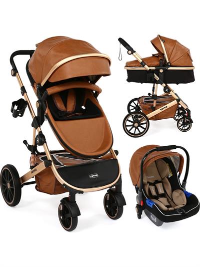 Yoyko Capsule Egg Travel Sistem Bebek Arabası Siyah Rose