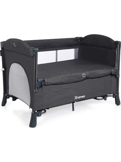Yoyko Exclusive Comfort 8 in 1 Anne Yanı Park Yatak Oyun Parkı Haki 70 x 110 cm