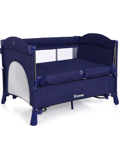 Yoyko Exclusive Comfort 8 in 1 Anne Yanı Park Yatak Oyun Parkı Haki 70 x 110 cm