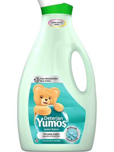 Yumoş Sıvı Deterjan Hassas Giysiler İçin İpeksi Bakım 2520 ml