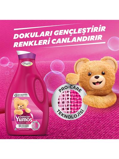 Yumoş Sıvı Deterjan Renkliler İçin Canlandırıcı Bakım 2520 ml