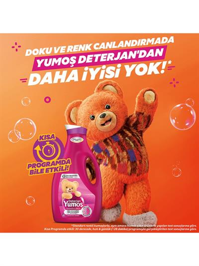 Yumoş Sıvı Deterjan Renkliler İçin Canlandırıcı Bakım 2520 ml