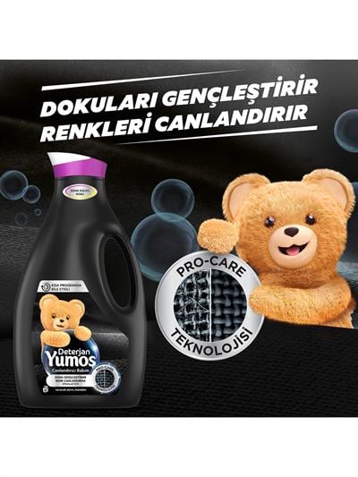 Yumoş Sıvı Deterjan Siyahlar İçin Canlandırıcı Bakım 2520 ml