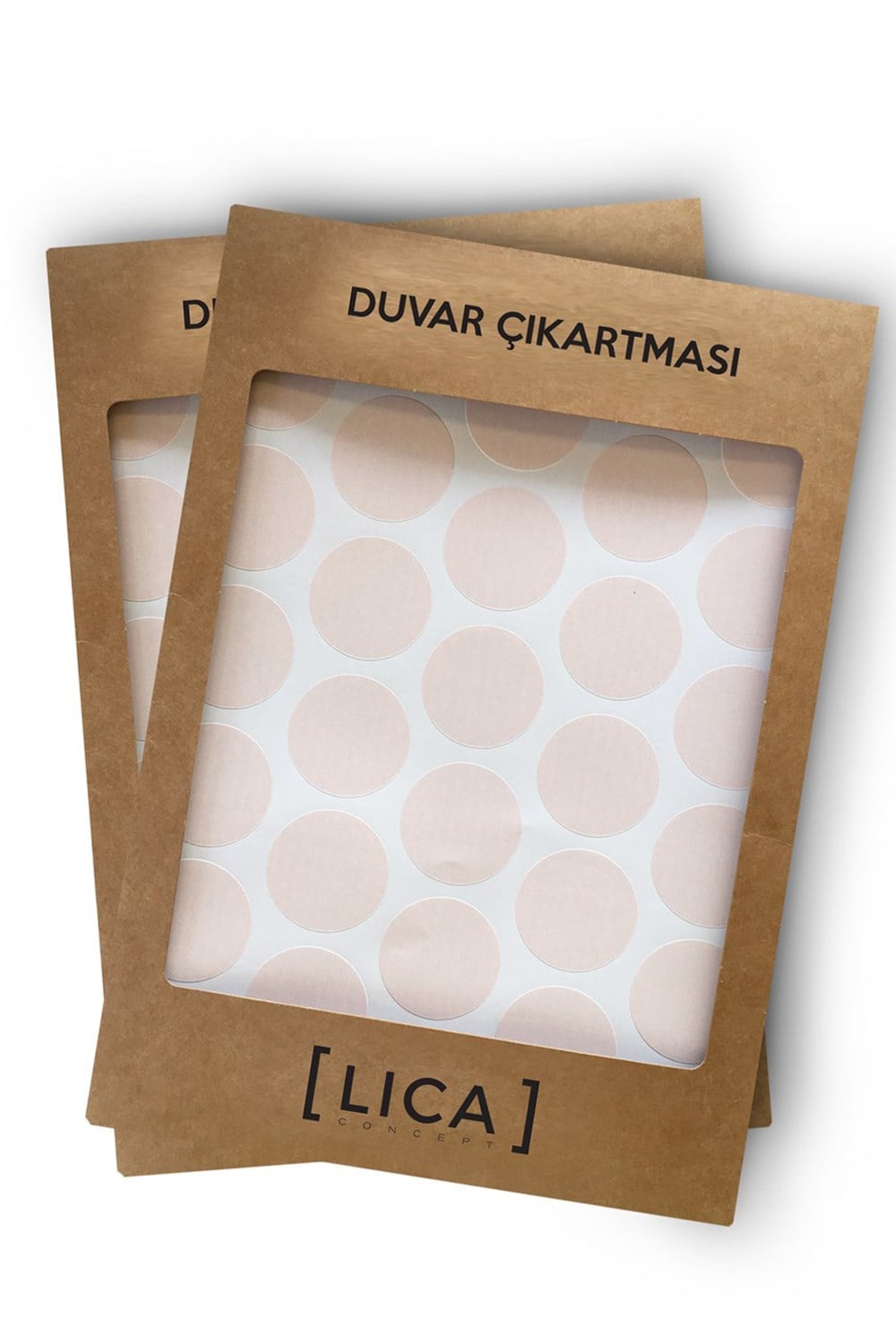 Duvar Çıkartması Puantiye Pembe