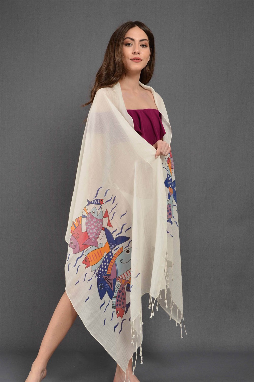 Pareo - Çantalı Modern Balık