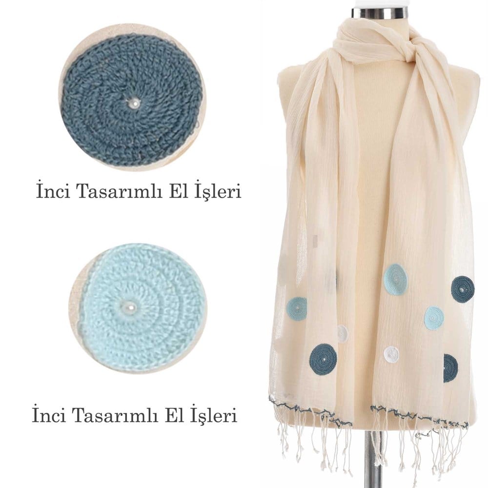 İncili Petrol El İşi Fular