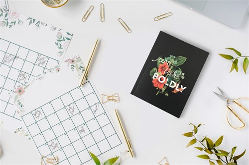 Just Live Boldly Ciltli Defter 