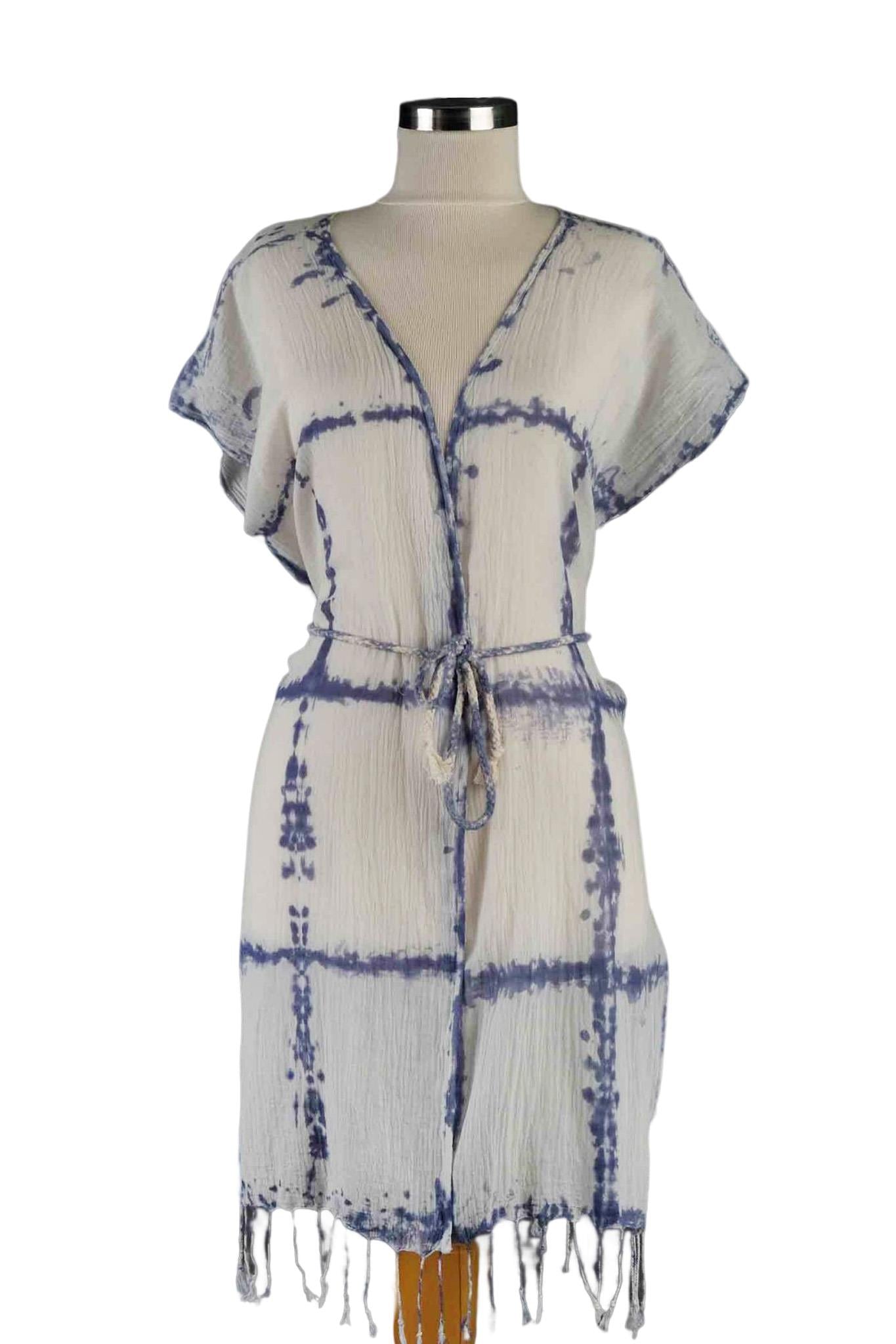 Batik Lacivert Kimono