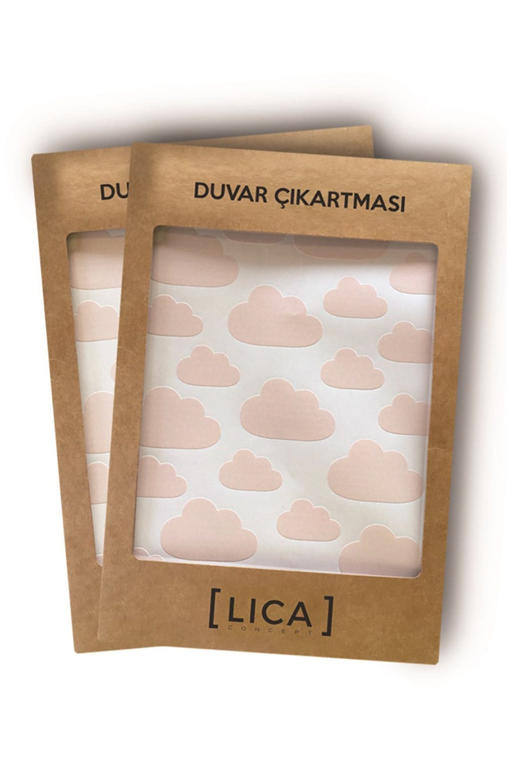 Duvar Çıkartması Bulut Pembe