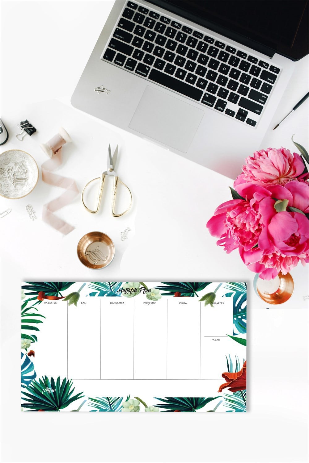 Haftalık Plan Flowers