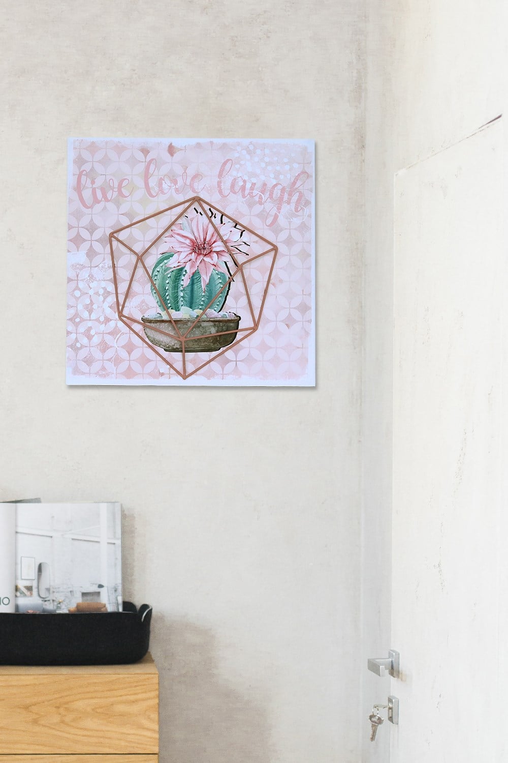 Kafes tasarımlı kanvas tablo