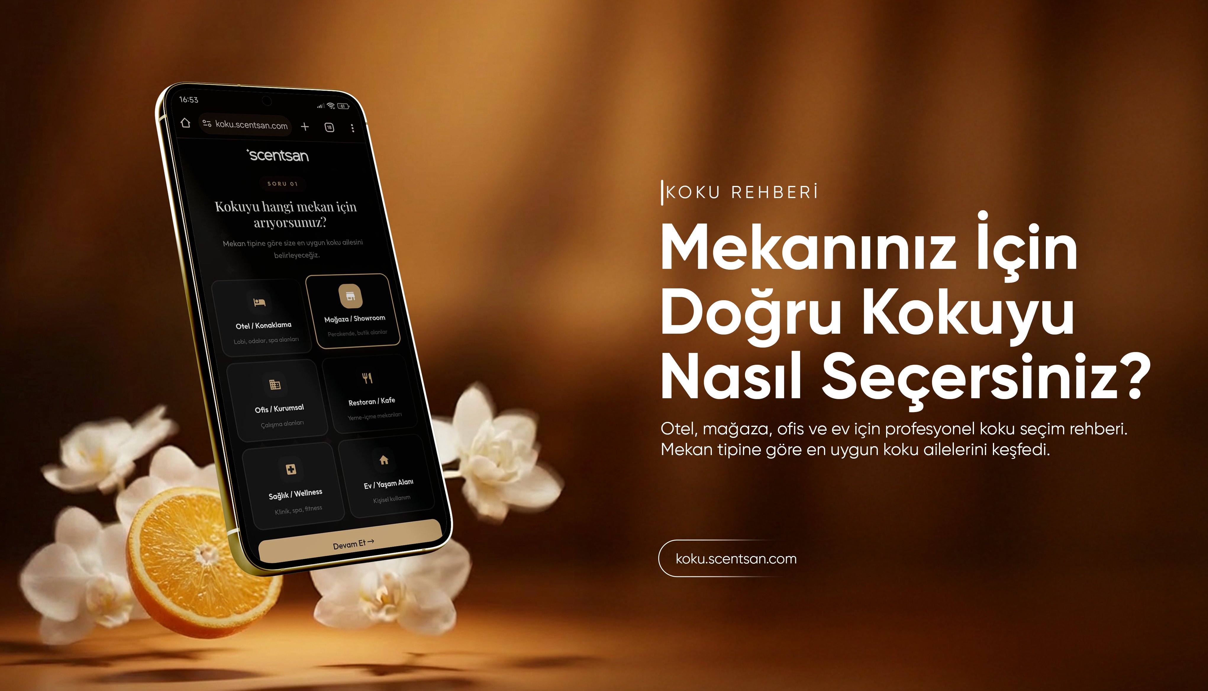 Mekanınız için doğru koku seçimi rehberi - Scentsan profesyonel kokulandırma