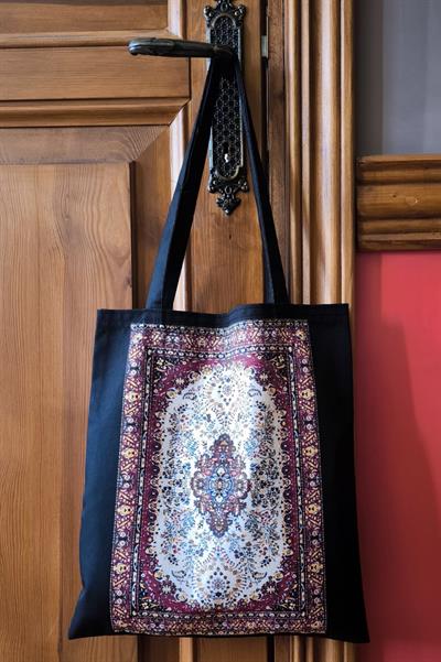 Soft Kilim Desen Baskılı 190 gram Bez Çanta Modelleri (35x40 cm)