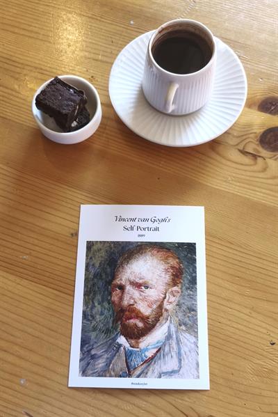 Van Gogh Self Portrait Baskılı 11*15 cm 380gr Kuşe Kağıt Hediyelik Kart
