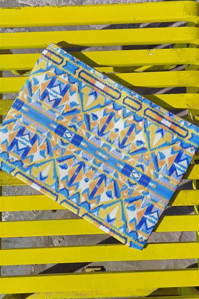 Yörük Desen Baskılı Fermuarlı Astarlı Tablet Kılıfı 39*29 cm