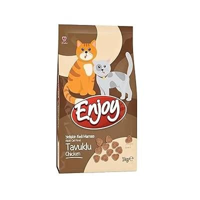 enjoy tavuklu kedi maması açık 1 kg