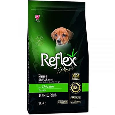reflex plus dog mini junior tavuklu 3 kg
