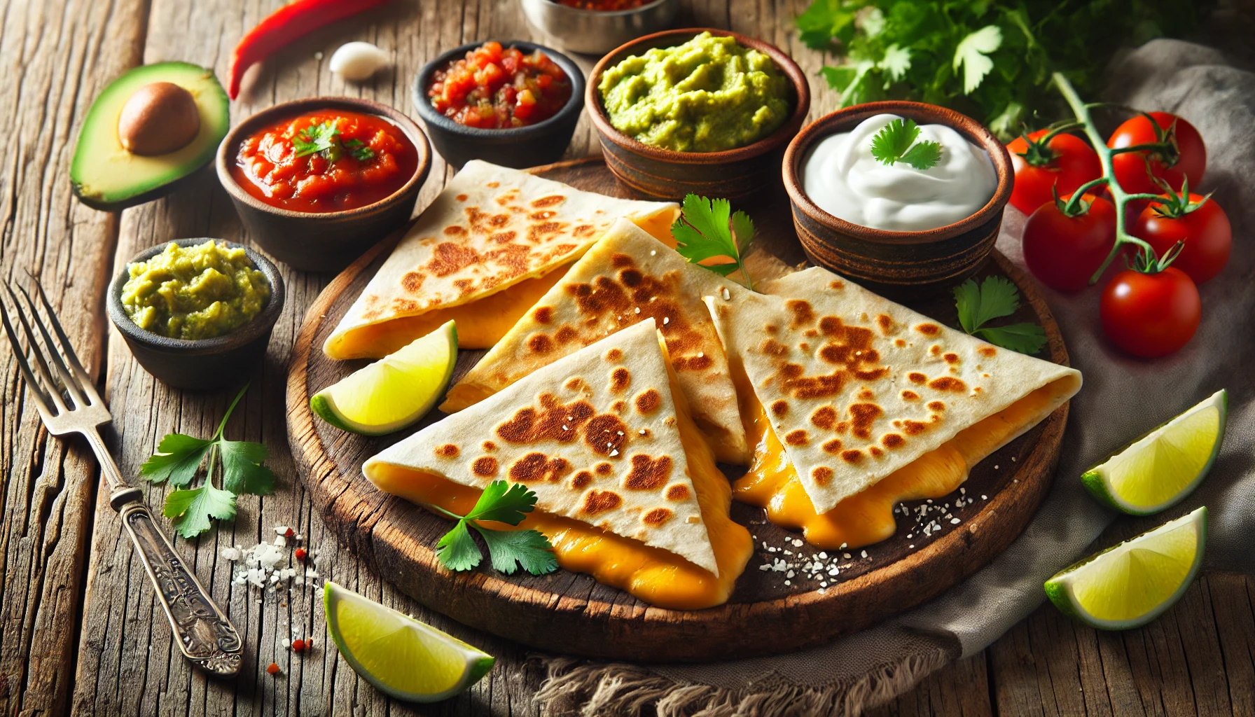 Tortilla ile Basit ve Lezzetli Quesadilla Tarifi