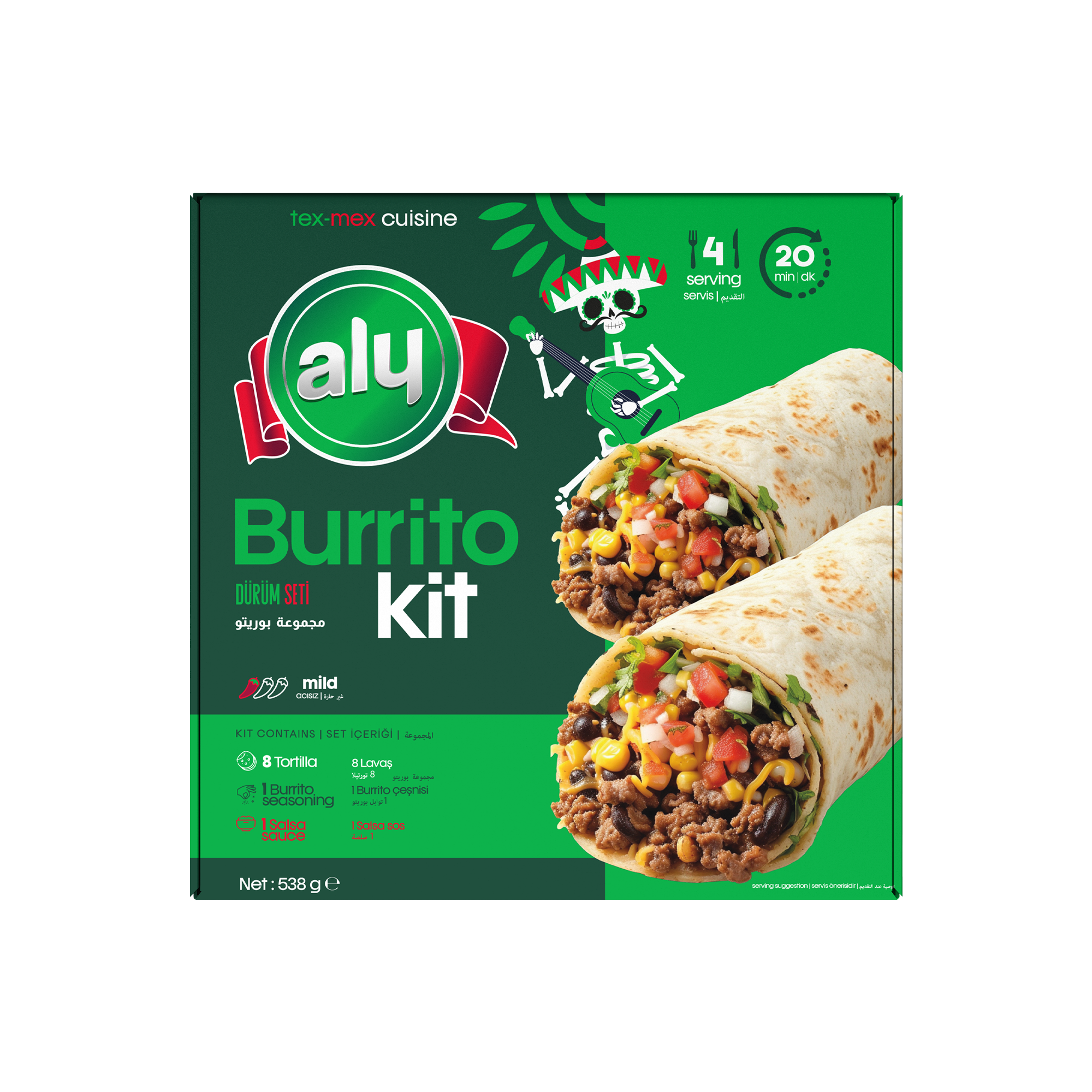 Aly Burito Kit 538 Gr