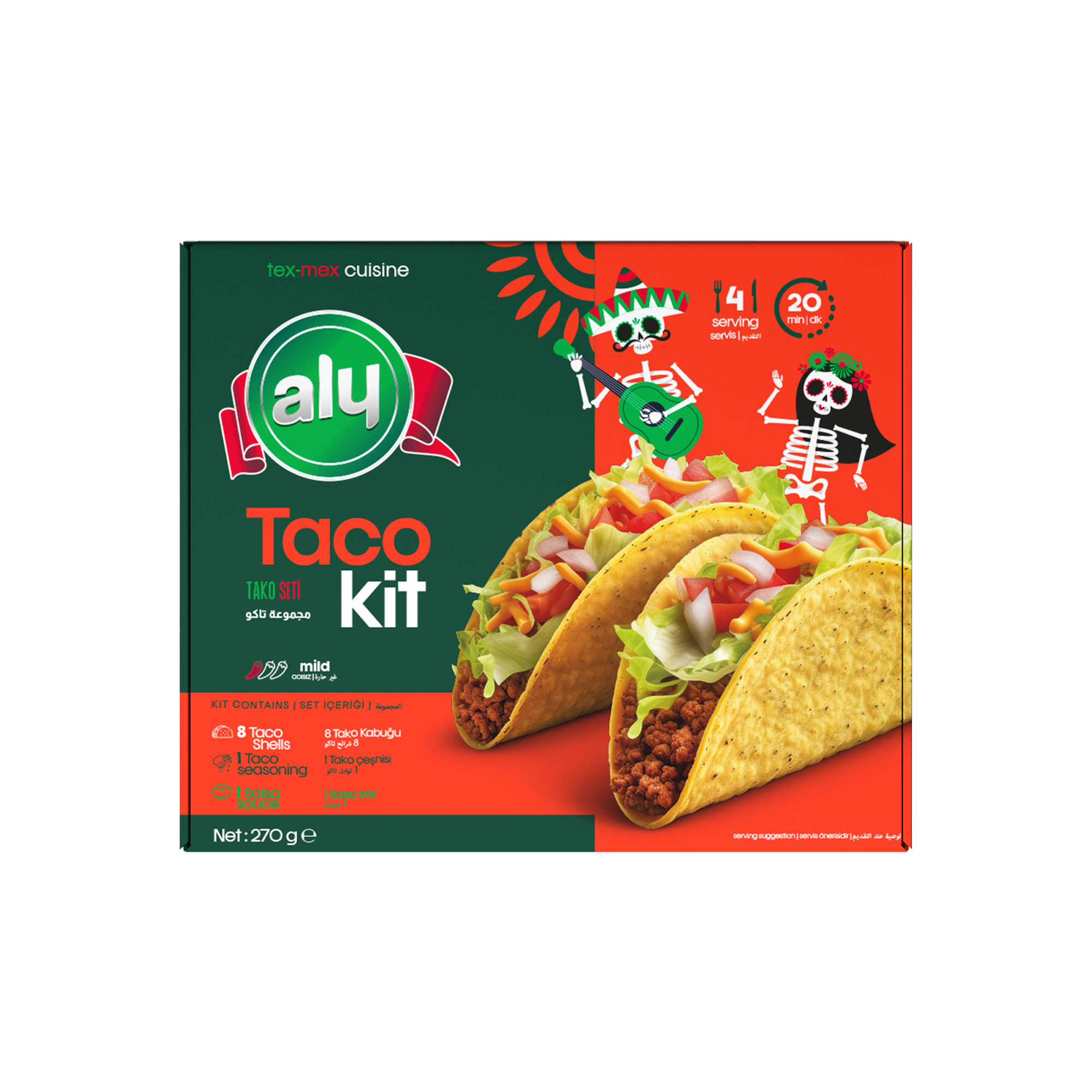 Aly Taco Kit 270 Gr (Koli)
