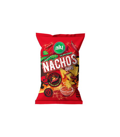 Aly Acı Biber Aromalı Glutensiz Nachos Cips 225 Gr