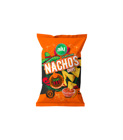 Aly BBQ Aromalı Glutensiz Nachos Cips 225 Gr