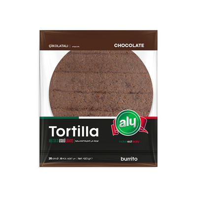 Aly Çikolatalı Tortilla 25 cm 6' lı
