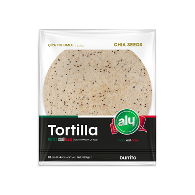 Aly Çiya Tohumlu Tortilla 25 cm 6' lı
