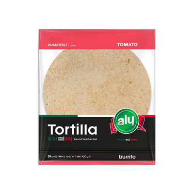 Aly Domatesli Tortilla 25 cm 6 'lı
