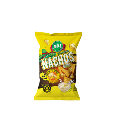 Aly Peynir Aromalı Glutensiz Nachos Cips 225 Gr