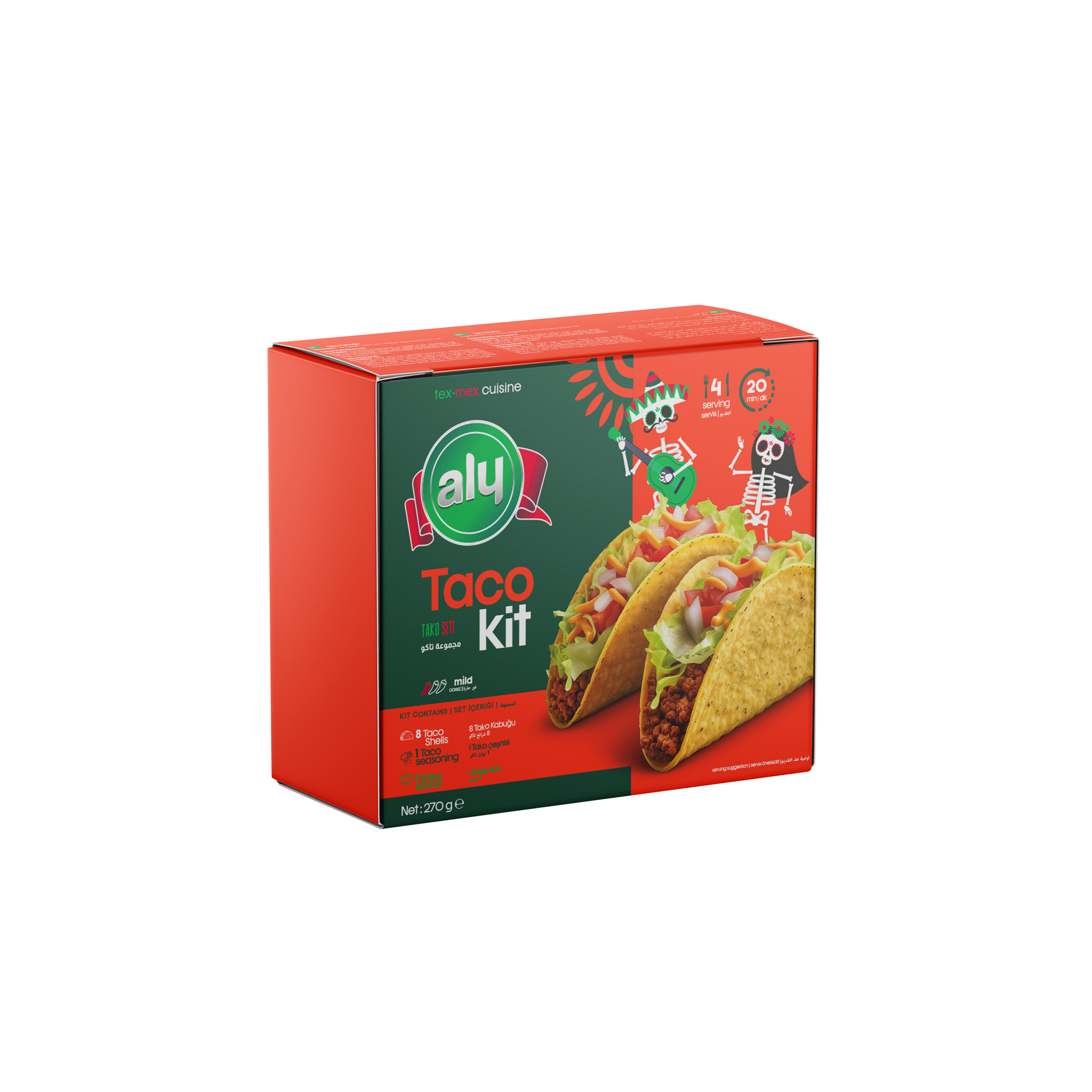 Aly Taco Kit 270 g (Carton)