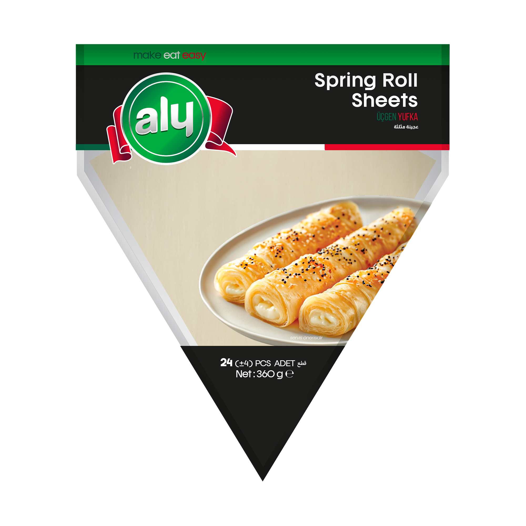 Aly Üçgen Yufka 360 gr 16' lı (Koli)