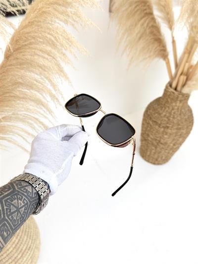 HAX - Gold/Siyah UV-400 Korumalı Güneş Gözlüğü