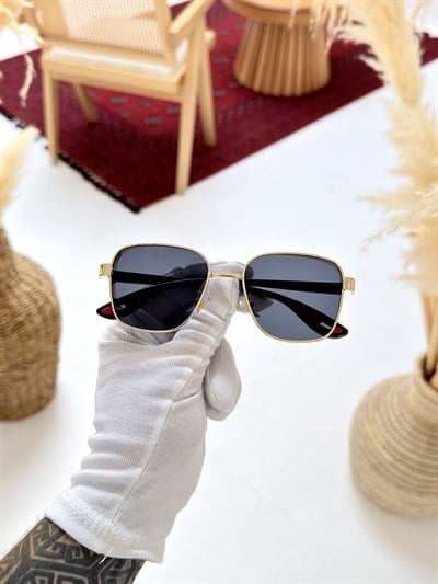 RAFEL - Gold/Black UV-400 Korumalı Güneş Gözlüğü