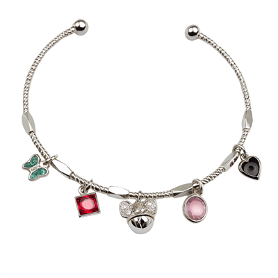 Çelik Charm Detaylı Bileklik