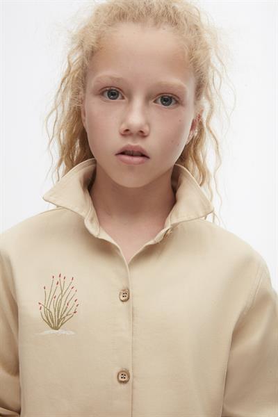 Nk Kız Çocuk Elope Ceket 8-14 Yaş Bej