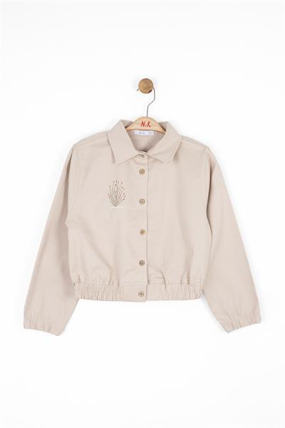 Nk Kız Çocuk Elope Ceket 8-14 Yaş Bej