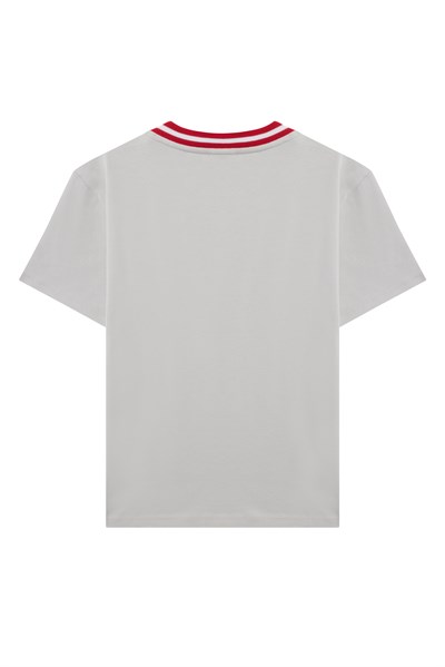 Benetto Erkek Çocuk Baskılı Tshirt 4-14 Yaş Gri