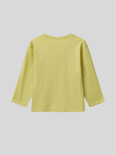 Benetton Erkek Çocuk Baskılı Sweatshirt 1-6 Yaş HARDAL