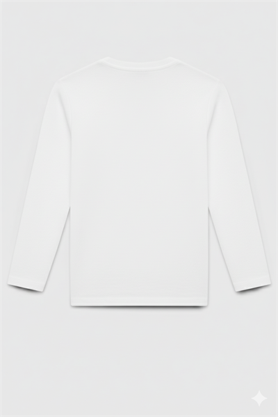 Benetton Erkek Çocuk Baskılı Sweatshirt 4-14 Yaş Ekru