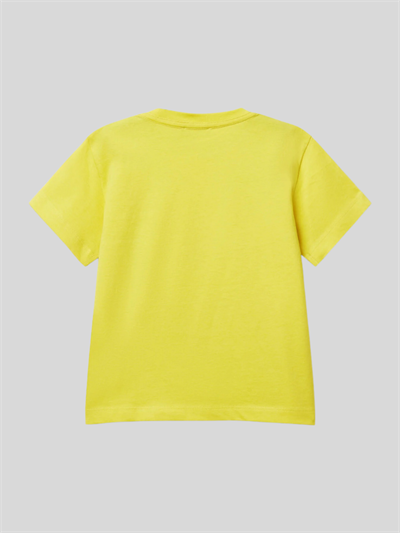 Benetton Erkek Çocuk Figürlü Tshirt 1-6 Yaş Sarı