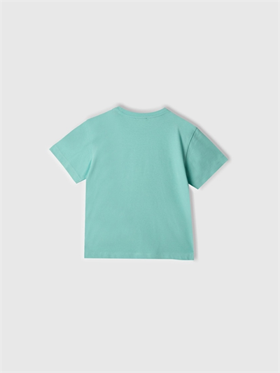 Benetton Erkek Çocuk Figürlü Tshirt 1-6 Yaş Mint
