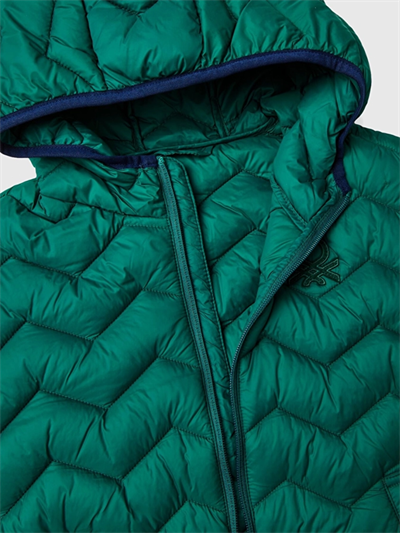Benetton Erkek Çocuk İşlemeli Pufa Yelek 6-14 Yaş Yeşil