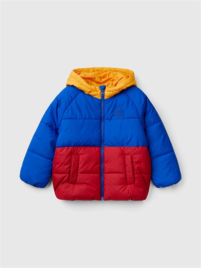 Benetton Erkek Çocuk Renkli Mont 1-6 Yaş Mavi
