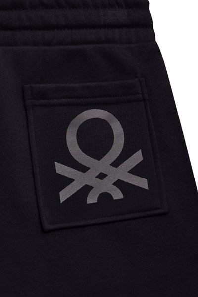 Benetton Erkek Çocuk Şort 4-14 Yaş Siyah