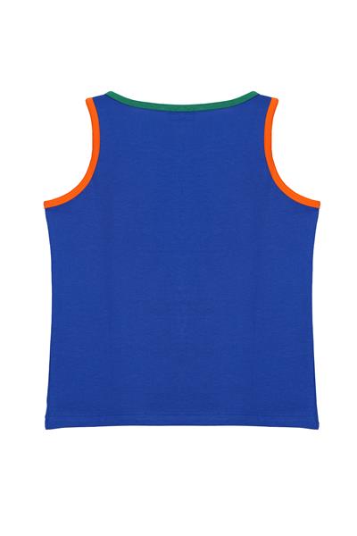 Benetton Erkek Çocuk Tshirt Atlet 4-14 Yaş Saks