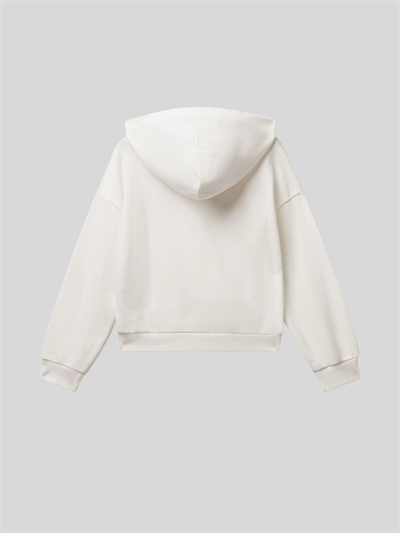 Benetton Kız Çocuk Baskılı Sweatshirt 6-14 Yaş Ekru