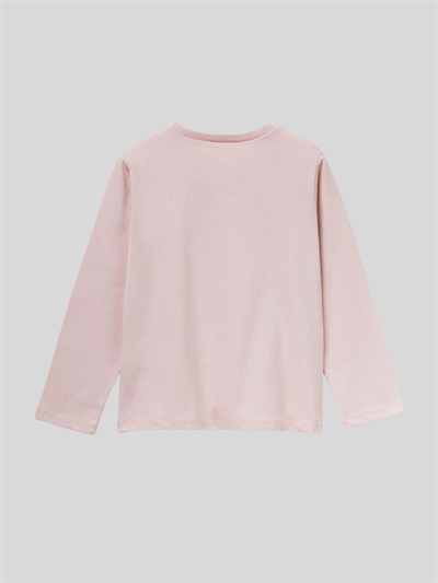 Benetton Kız Çocuk Baskılı Sweatshirt 1-6 Yaş Pembe